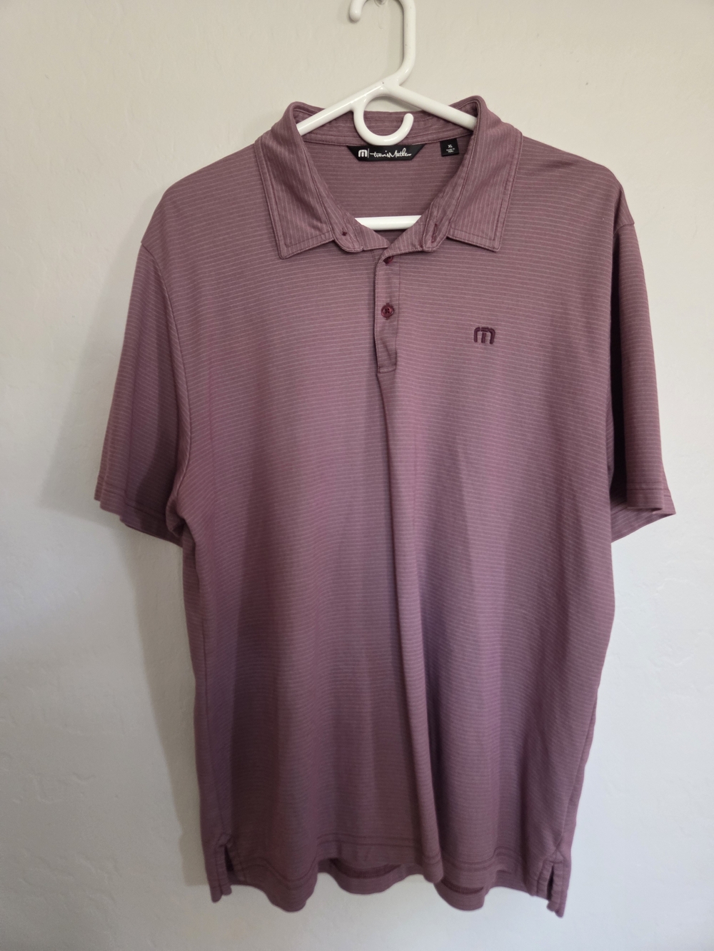 Travis Mathew Men's Dusty Mauve Polo
